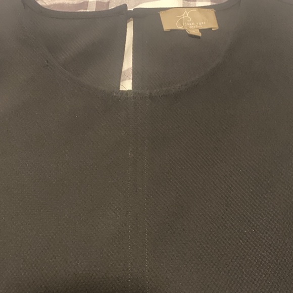 Joan Vass Black Women's Long Sleeve Blouse Size 10 - Picture 5 of 7